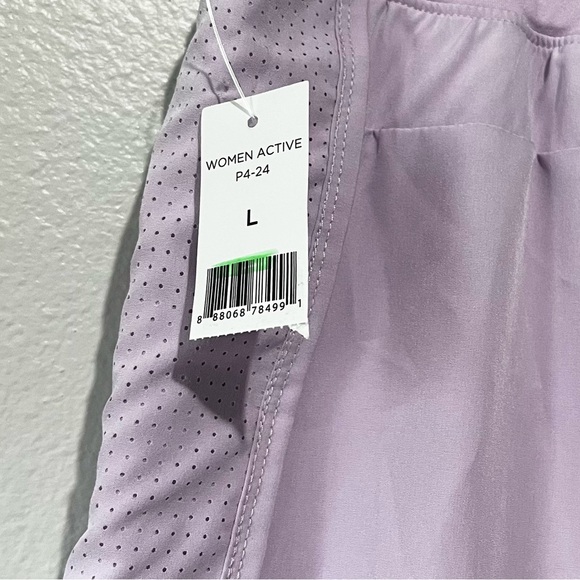 DIP-NWT Lavender Women's Athletic Skirt with Under Shorts Size L - Picture 4 of 7